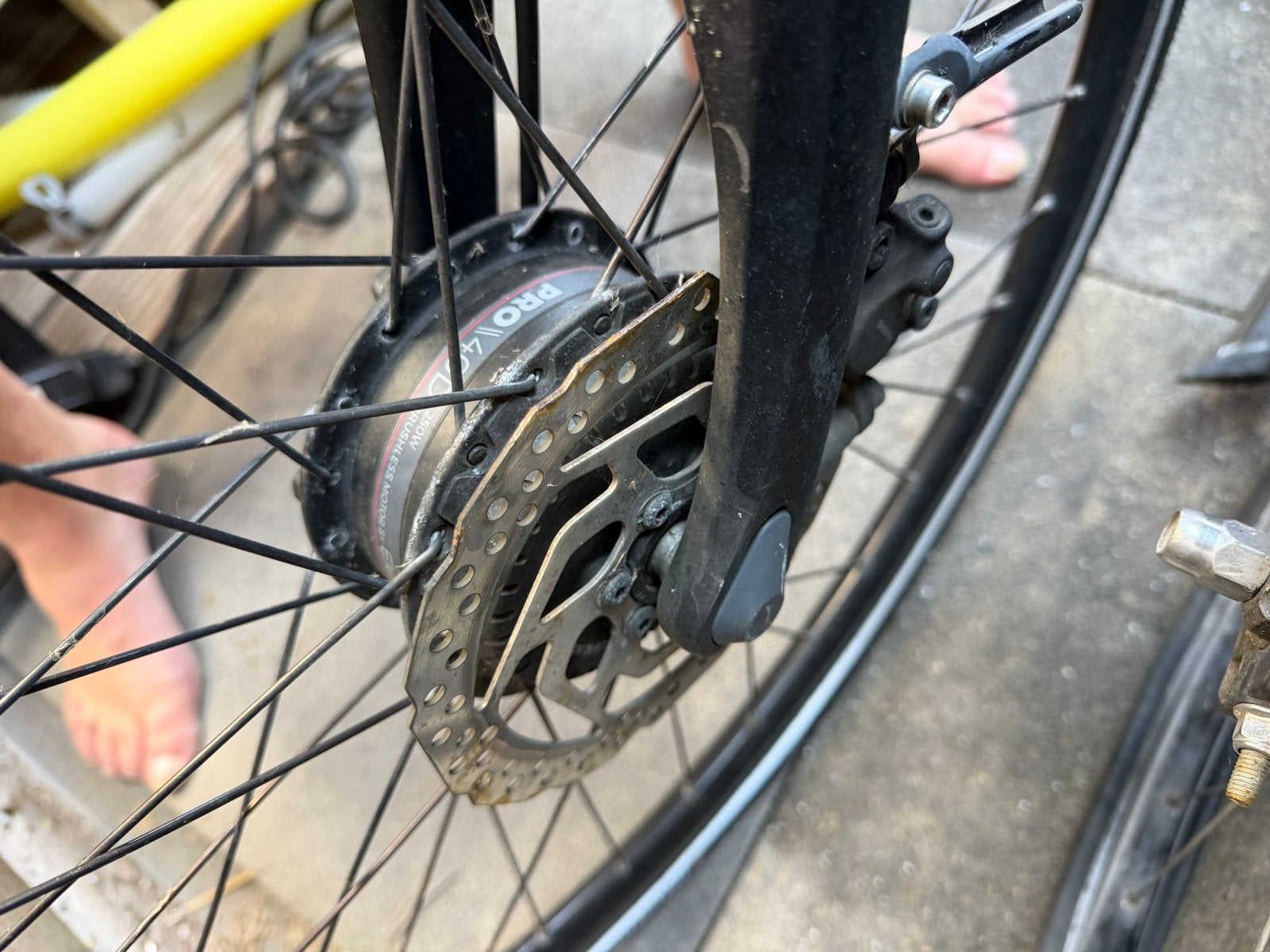 Stella 28 inch Voorwiel pro/40D Eleon met schijfrem, Fietsen en Brommers, Ophalen of Verzenden, Gebruikt, Elektrische fiets, Wiel