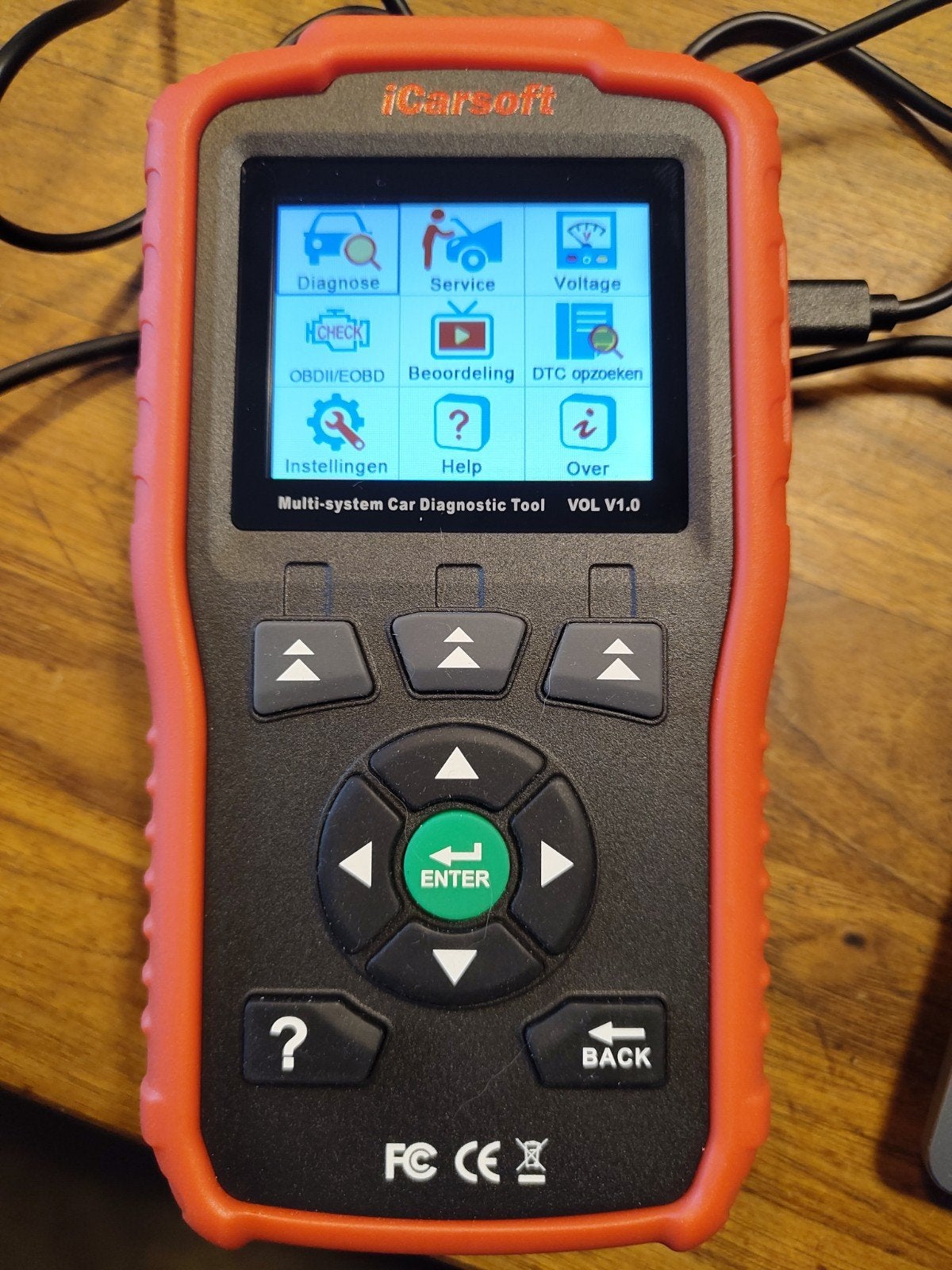 iCarsoft OBD2 Scanner voor Saab en Volvo (VOL V1.0), Ophalen of Verzenden, Zo goed als nieuw
