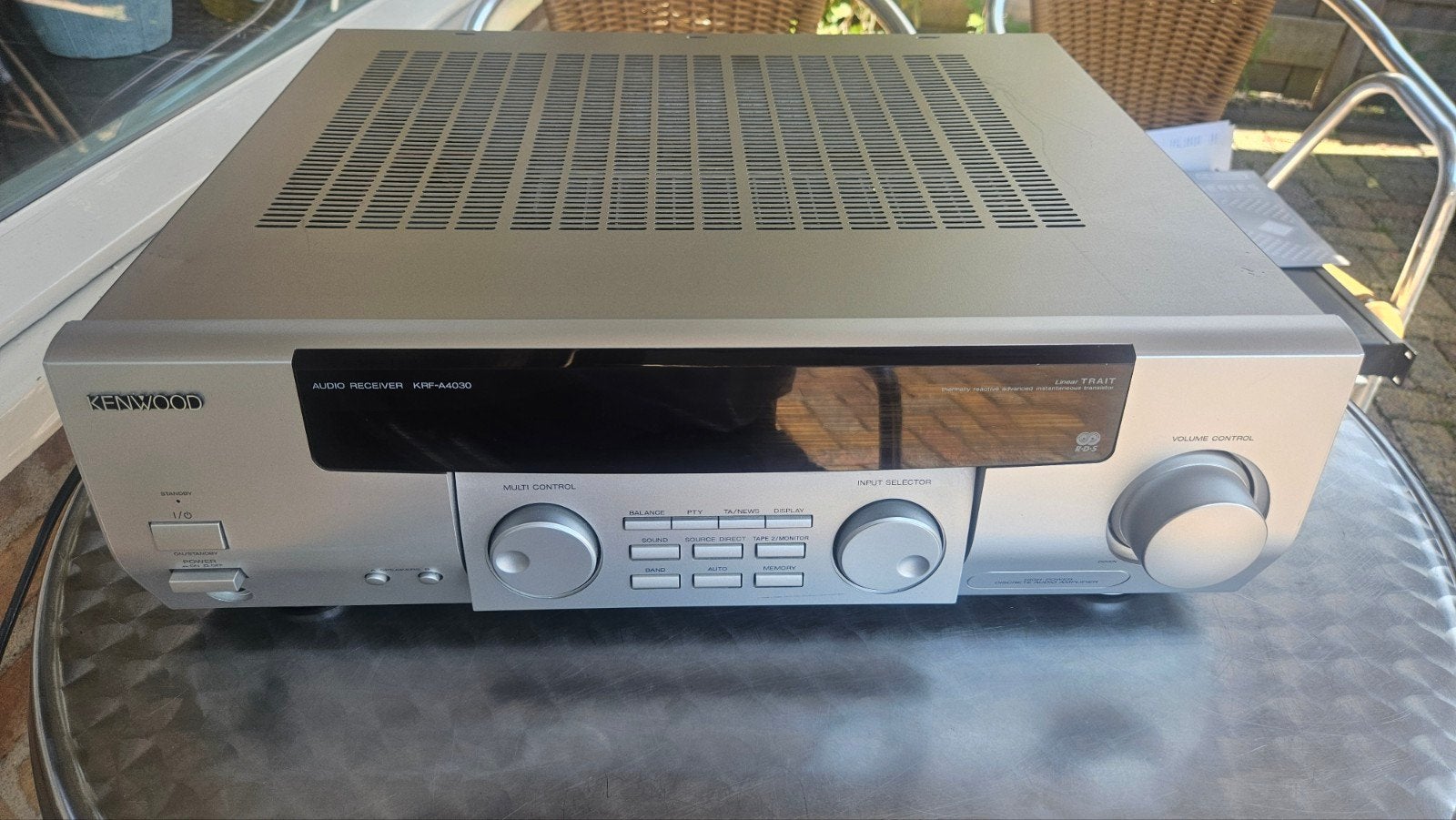 Kenwood KRF-A4030 Audio Receiver - Goede Staat, Overige merken, Ophalen of Verzenden, Zo goed als nieuw, 60 tot 120 watt