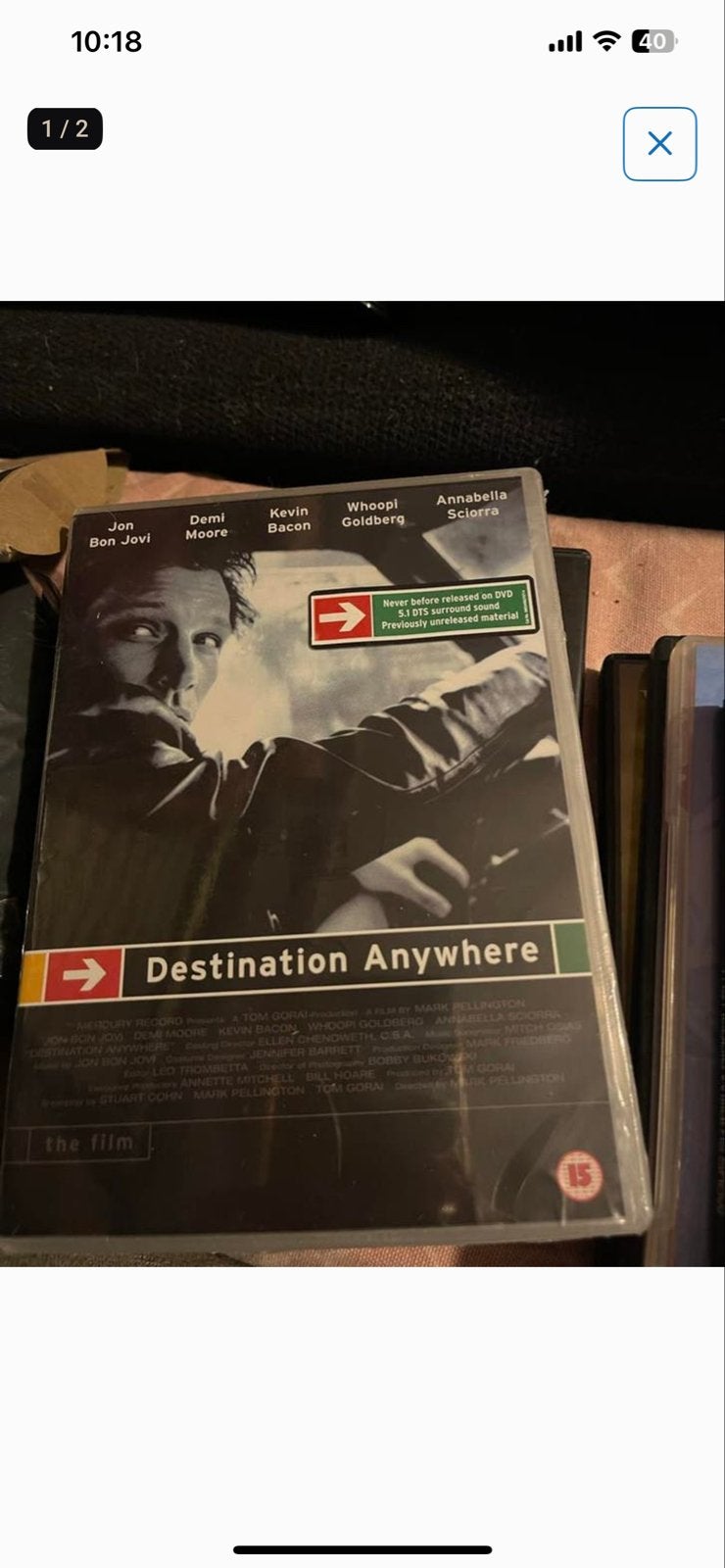 Destination Anywhere DVD - Jon Bon Jovi, Demi Moore, Vanaf 16 jaar, Ophalen of Verzenden, Nieuw in verpakking