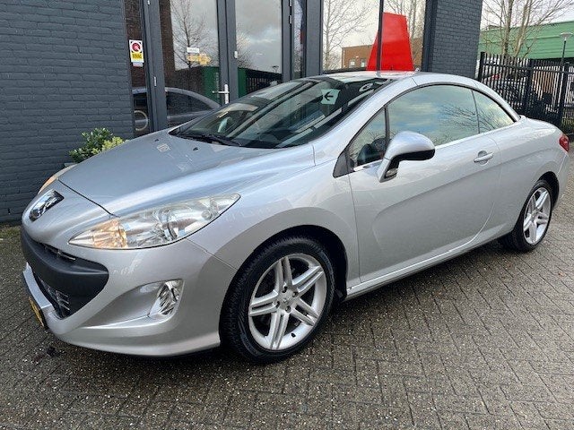 Peugeot 308 CC 1.6 I 115KW AUT Sport Pack, Auto's, Peugeot, Euro 5, Gebruikt, Zwart, Leder