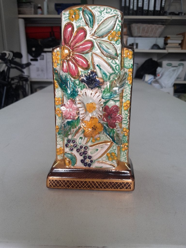 Vintage Art Deco Vaas Hubert Bequet (HB), Antiek en Kunst, Ophalen of Verzenden
