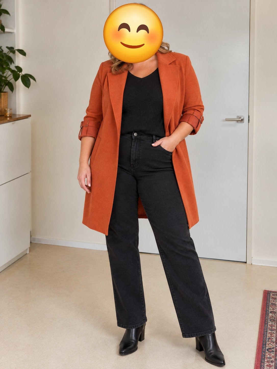 Bershka Oranje overjas Maat L, Maat 42/44 (L), Oranje, Zo goed als nieuw, Bershka