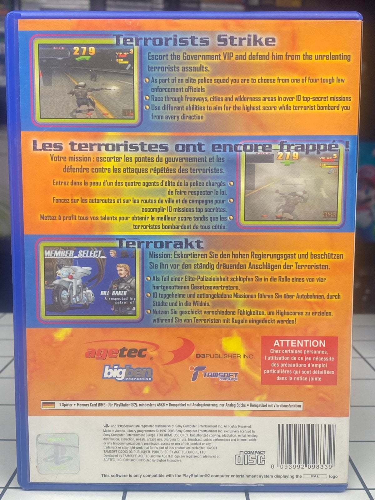 Police Chase Down - PS2 PlayStation 2 Game - Compleet, Avontuur en Actie, Info@agetec.com, 1 speler, Ophalen of Verzenden