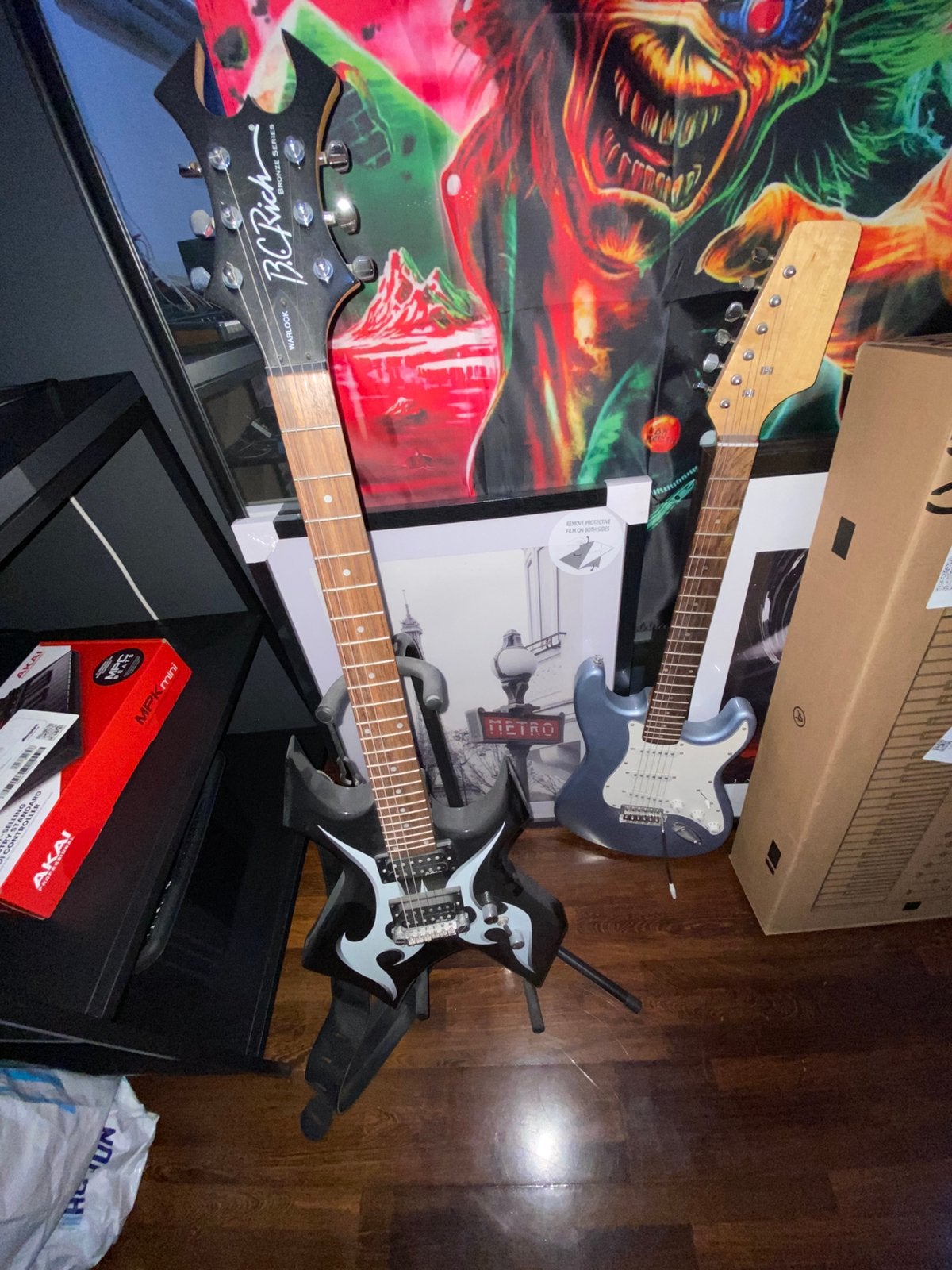 BC RICH + Versterker en DIY Fender, Ophalen, Fender, Met versterker, Zo goed als nieuw