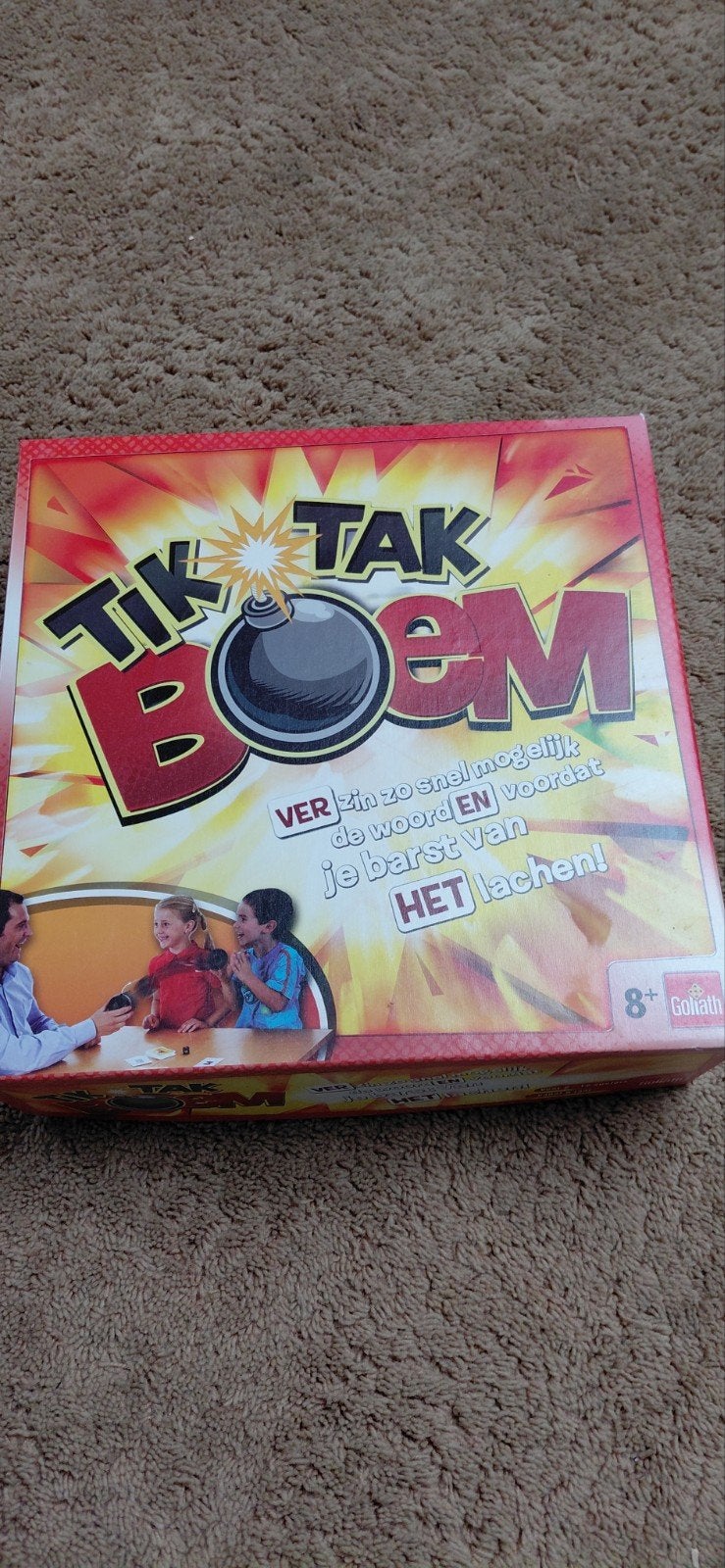 Tik Tak Boem - Het hilarische woordspel voor jong en oud, Drie of vier spelers, Ophalen, Gebruikt, Goliath