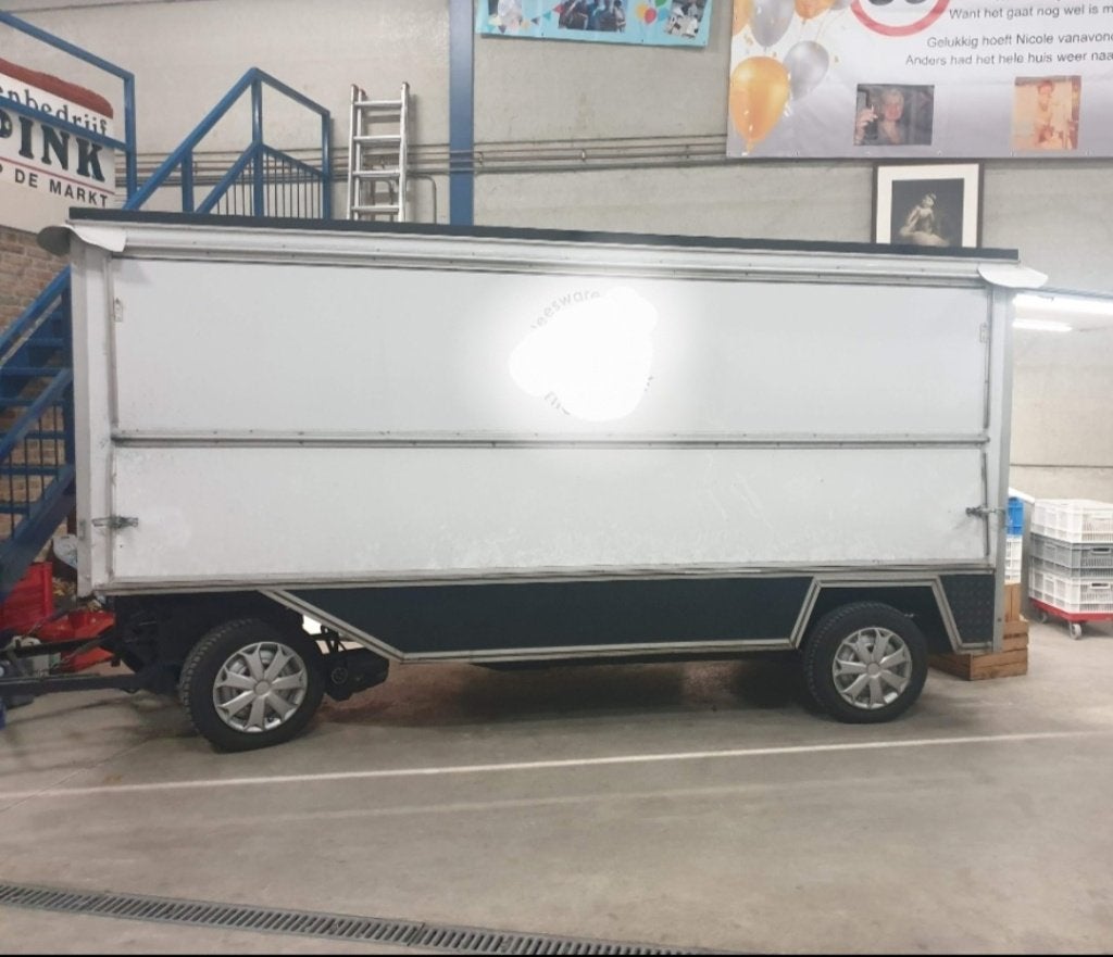 Marktwagen, aanhanger, verkoopwagen, Ophalen, Gebruikt