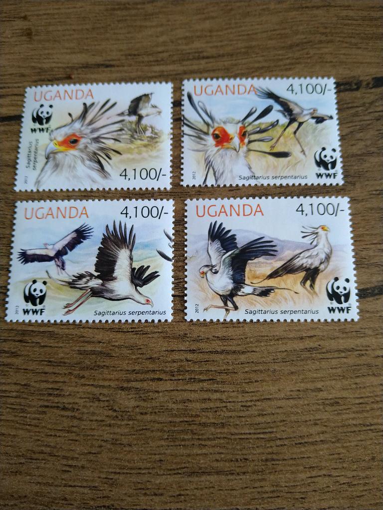 Oeganda, Verzenden, Postfris, Dier of Natuur