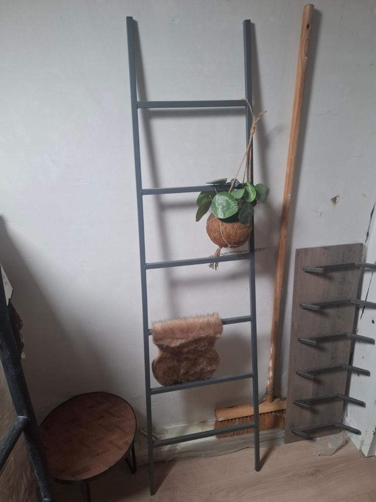 Decoratie ladder staal, Ophalen