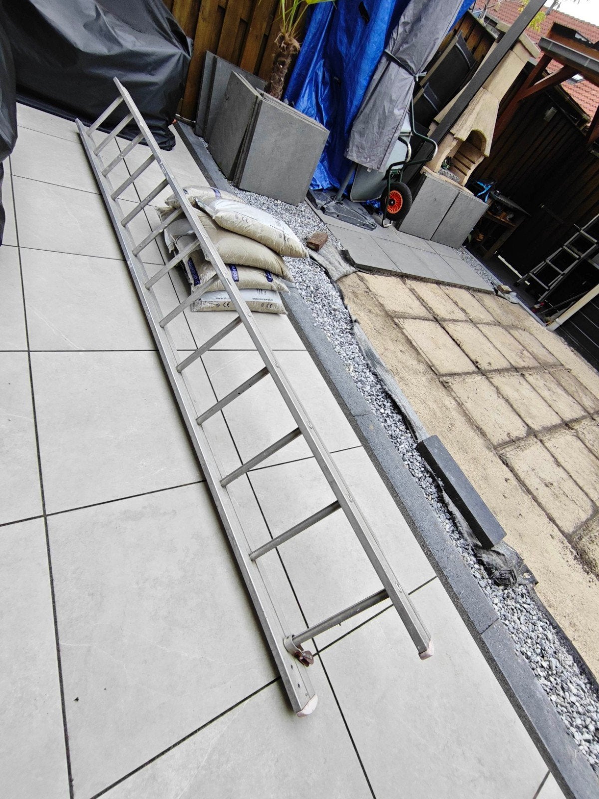 Ladder 3 meter 40cm lang, Doe-het-zelf en Verbouw, Ladders en Trappen, Ophalen, 2 tot 4 meter