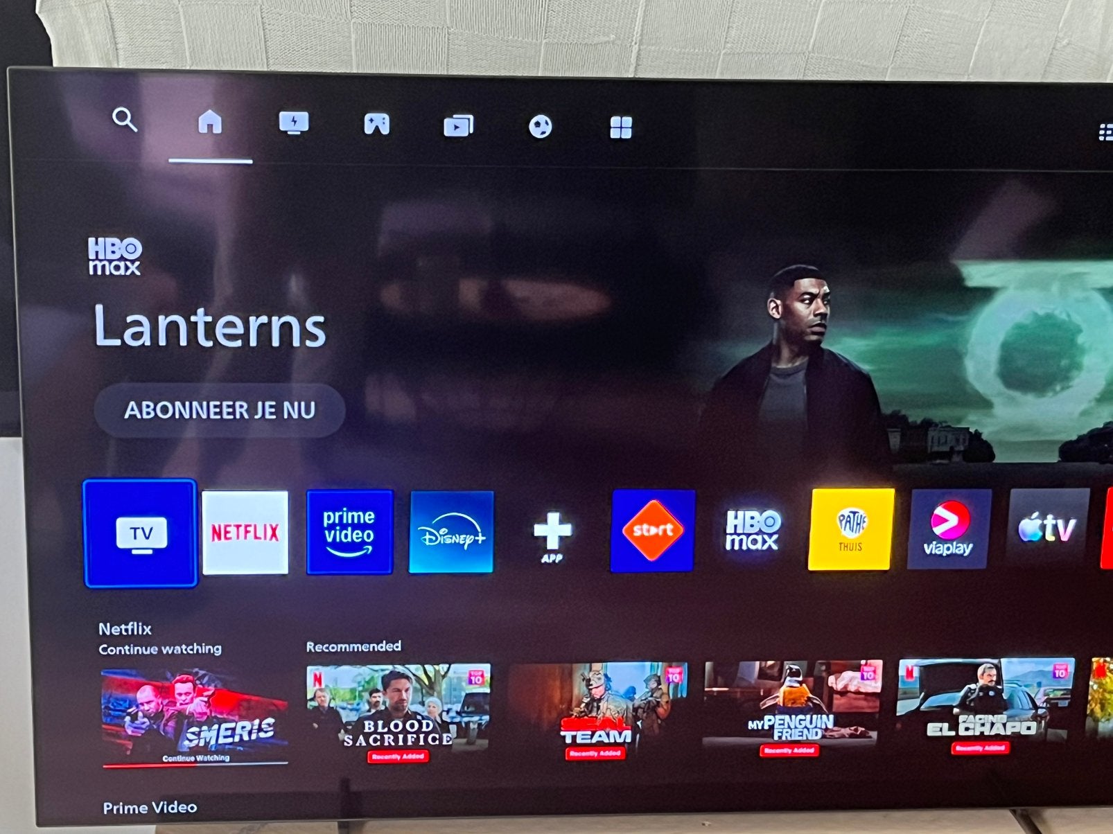 Philips 65OLED760/12 Ambilight, Ophalen, Philips, Nieuw, 100 Hz