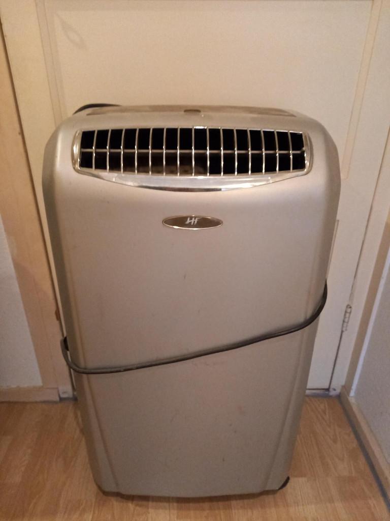 mobiele airco met slang, Witgoed en Apparatuur, Airco's, Ophalen, Gebruikt, Timer, 3 snelheden of meer