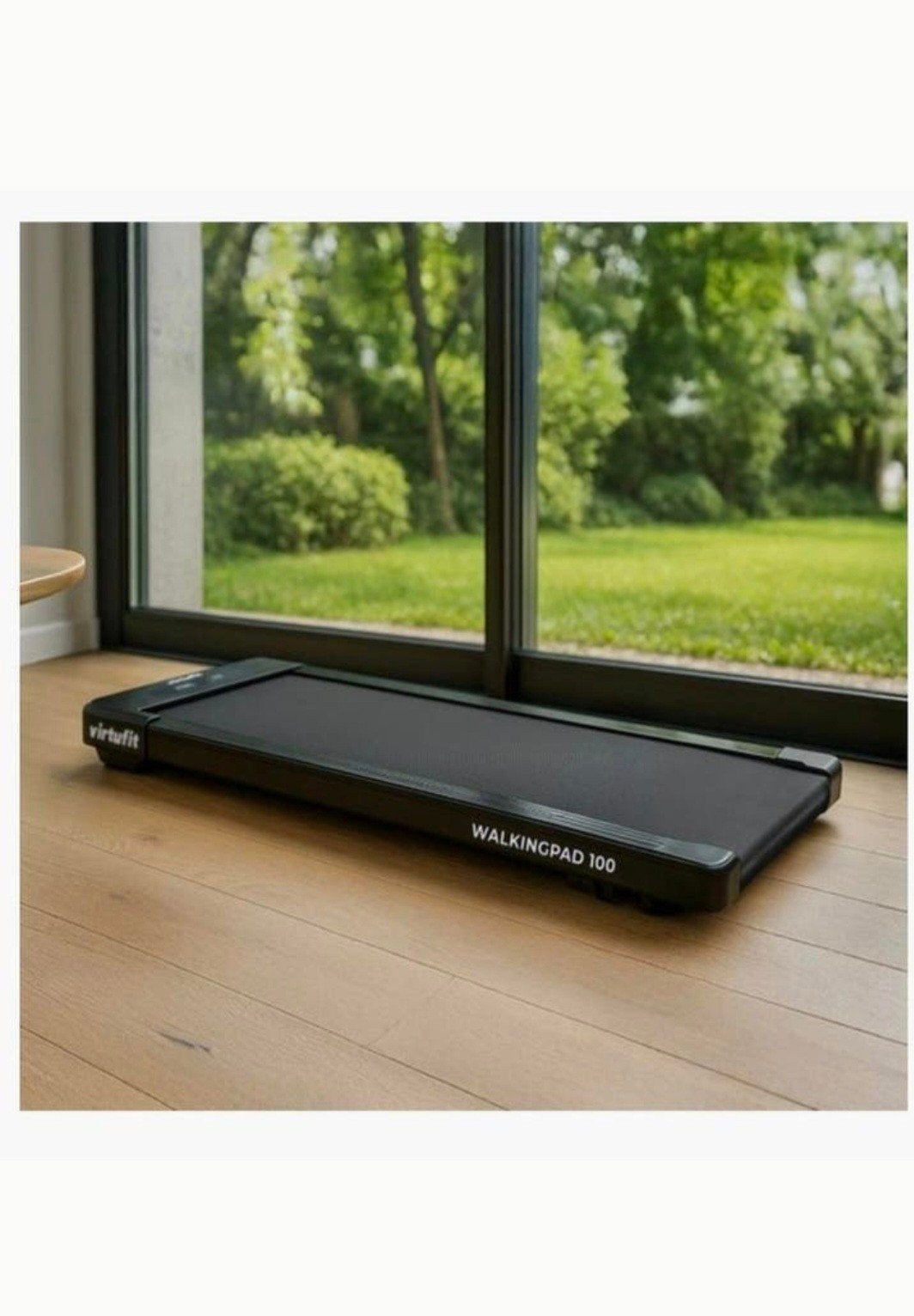Virtufit Walkingpad 100 + Virtufit Premium Vloermat, Sport en Fitness, Fitnessapparatuur, Ophalen, Zo goed als nieuw, Loopband