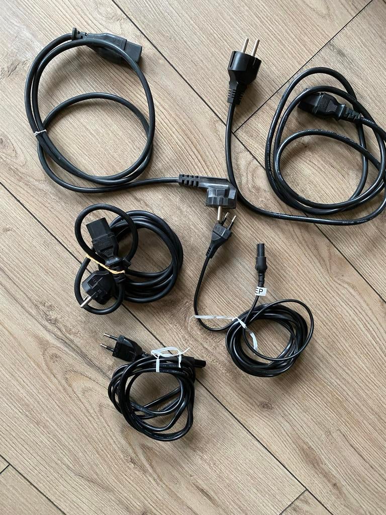 Diverse Stroomkabels voor Computers en Apparatuur, Ophalen of Verzenden, Gebruikt
