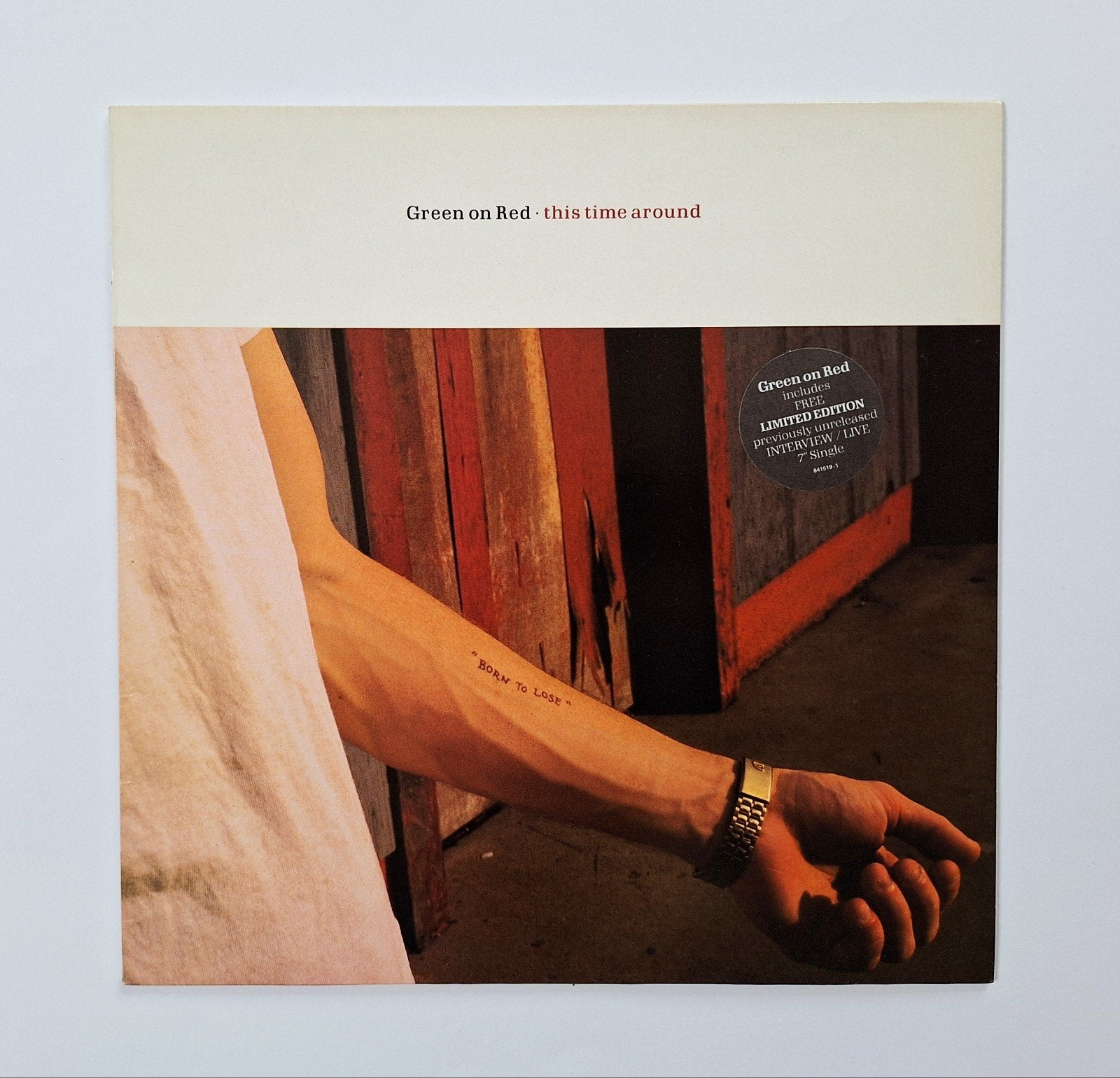Vinyl LP Green On Red - This Time Around + 7" single, Cd's en Dvd's, Speciale editie, Ophalen of Verzenden, Zo goed als nieuw