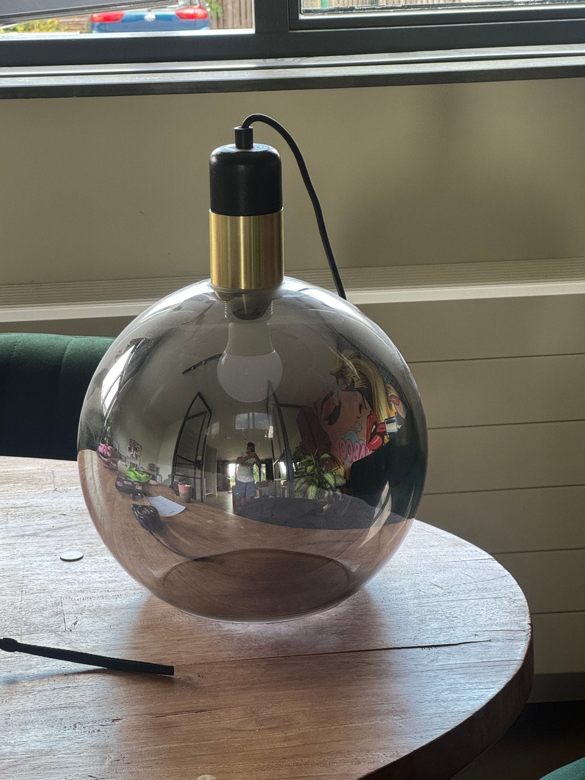 Hanglamp 30cm, Led-lamp, E27 (groot), Zo goed als nieuw, Ophalen