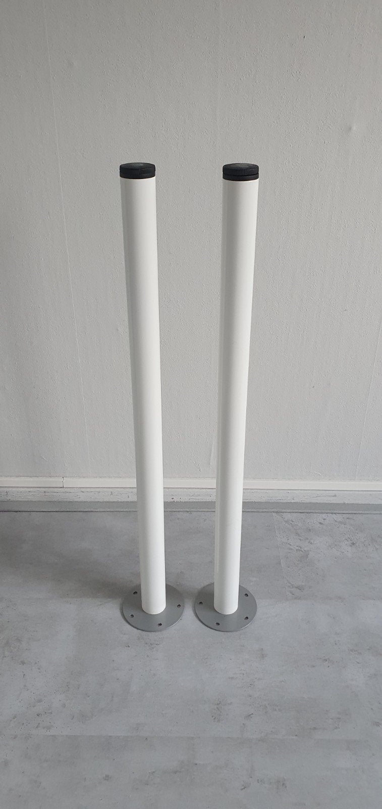 4x IKEA Adils tafelpoot/bureaubladpoot wit - 70 cm, Ophalen