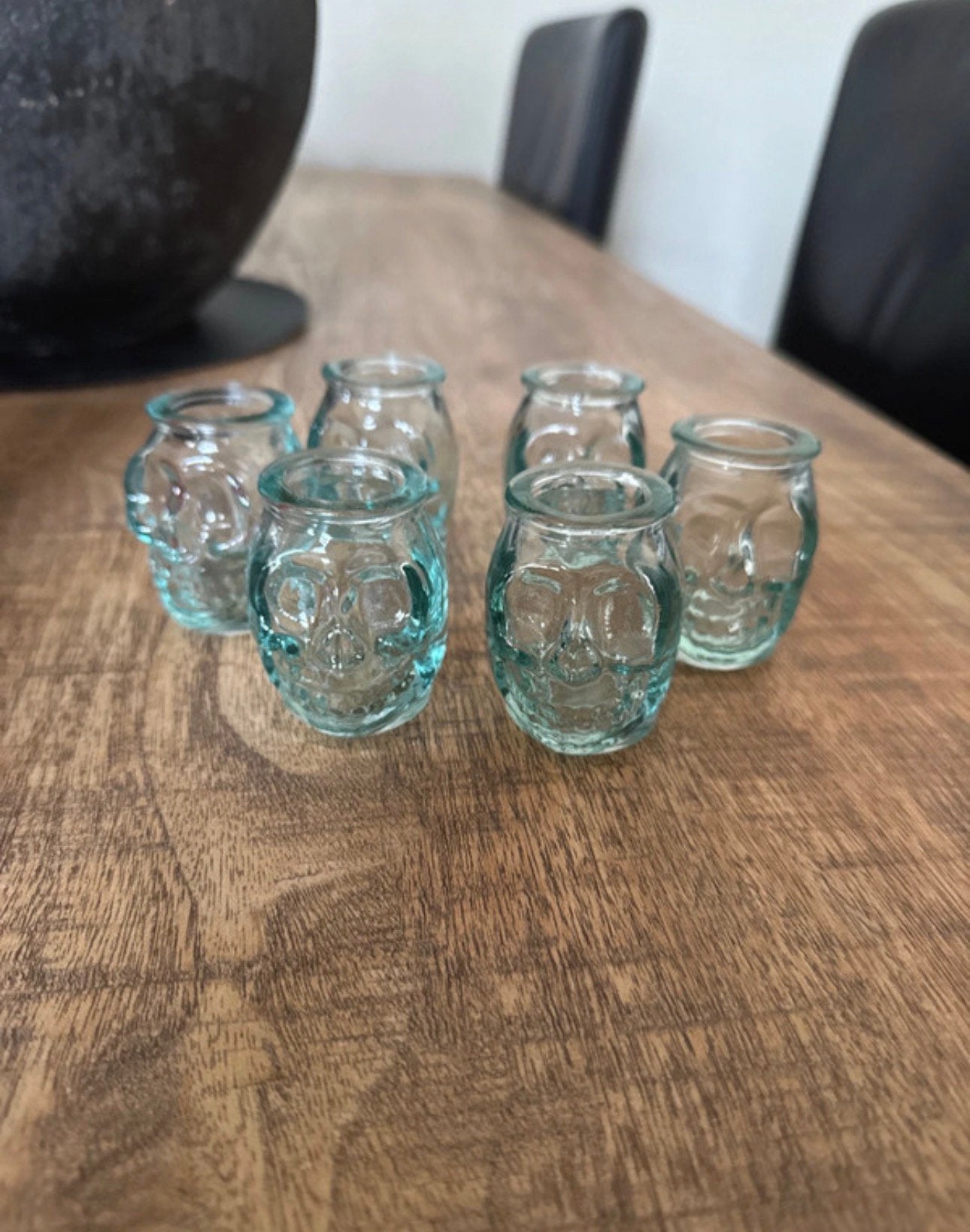 Drank/shot glaasjes skull, Huis en Inrichting, Glas of Glazen, Nieuw, Ophalen of Verzenden, Glas