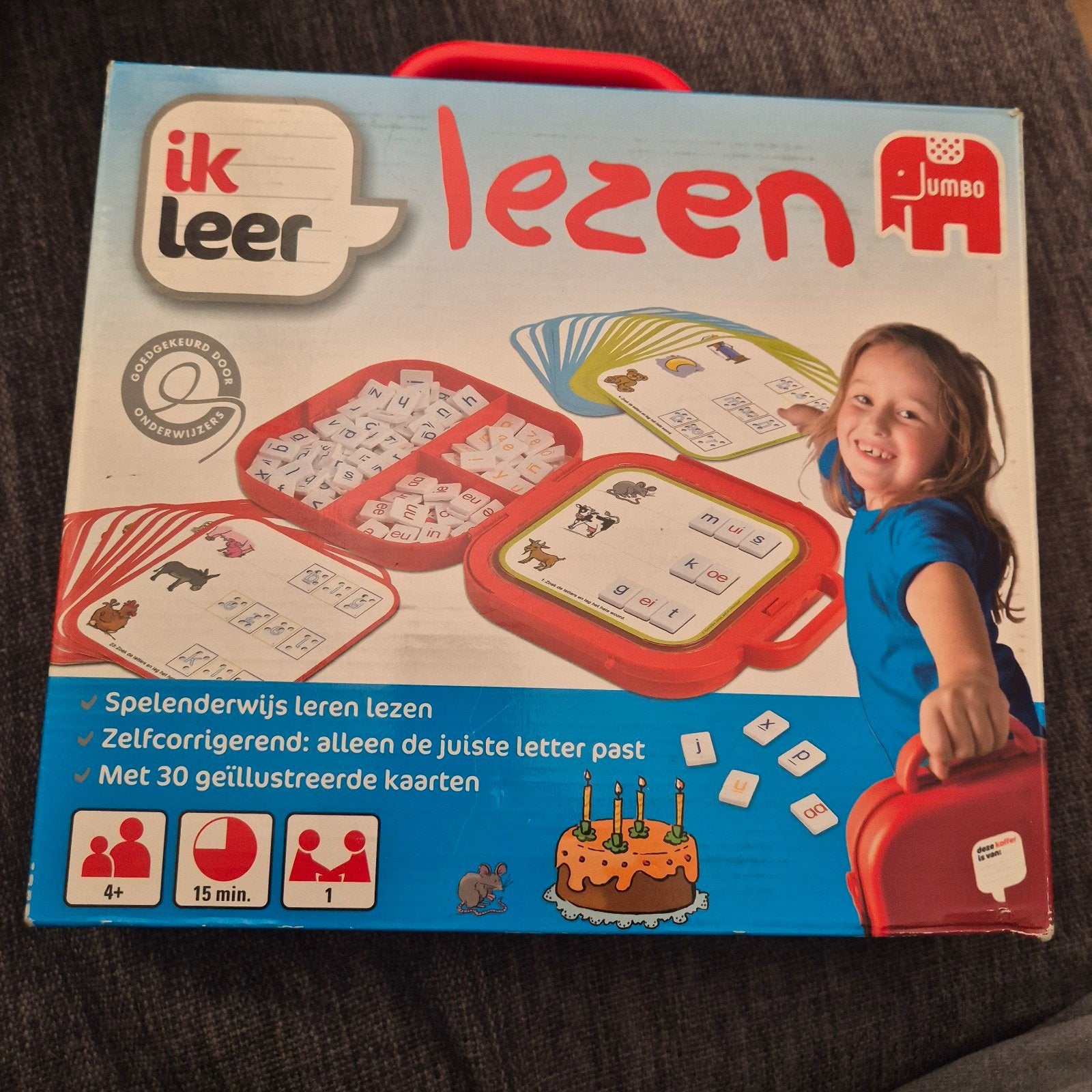 Jumbo Ik leer lezen spel - Educatief spel voor kinderen, Ophalen of Verzenden, Gebruikt, Overige typen
