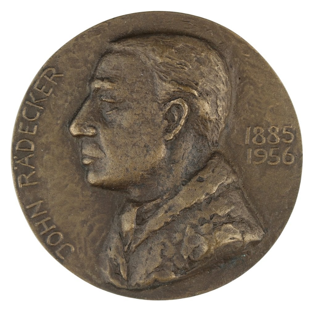 Dubbel VPK 1956 Han Rädecker : John Rädecker, Verzenden, Brons, Nederland