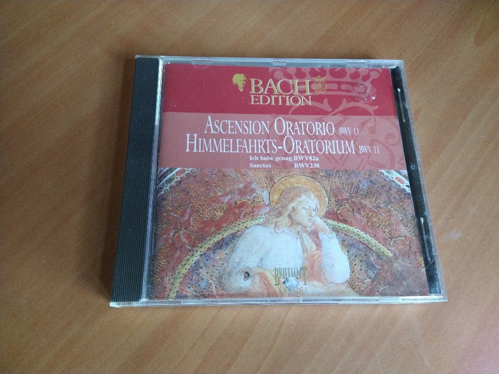 CD Johann Sebastian Bach - Himmelfahrts-Oratorium, Ophalen of Verzenden, Barok, Zo goed als nieuw, Overige typen