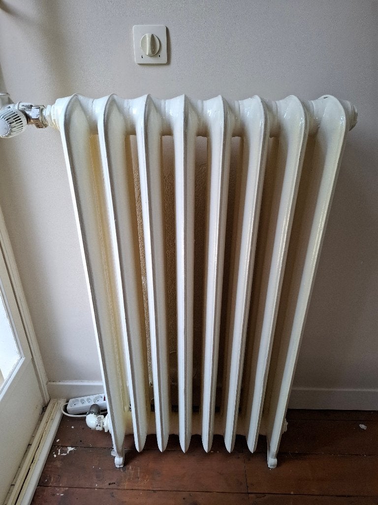 Antieke gietijzeren radiatoren (3x) - vrijstaand op pootjes, Ophalen, Gebruikt, Radiator, Minder dan 60 cm