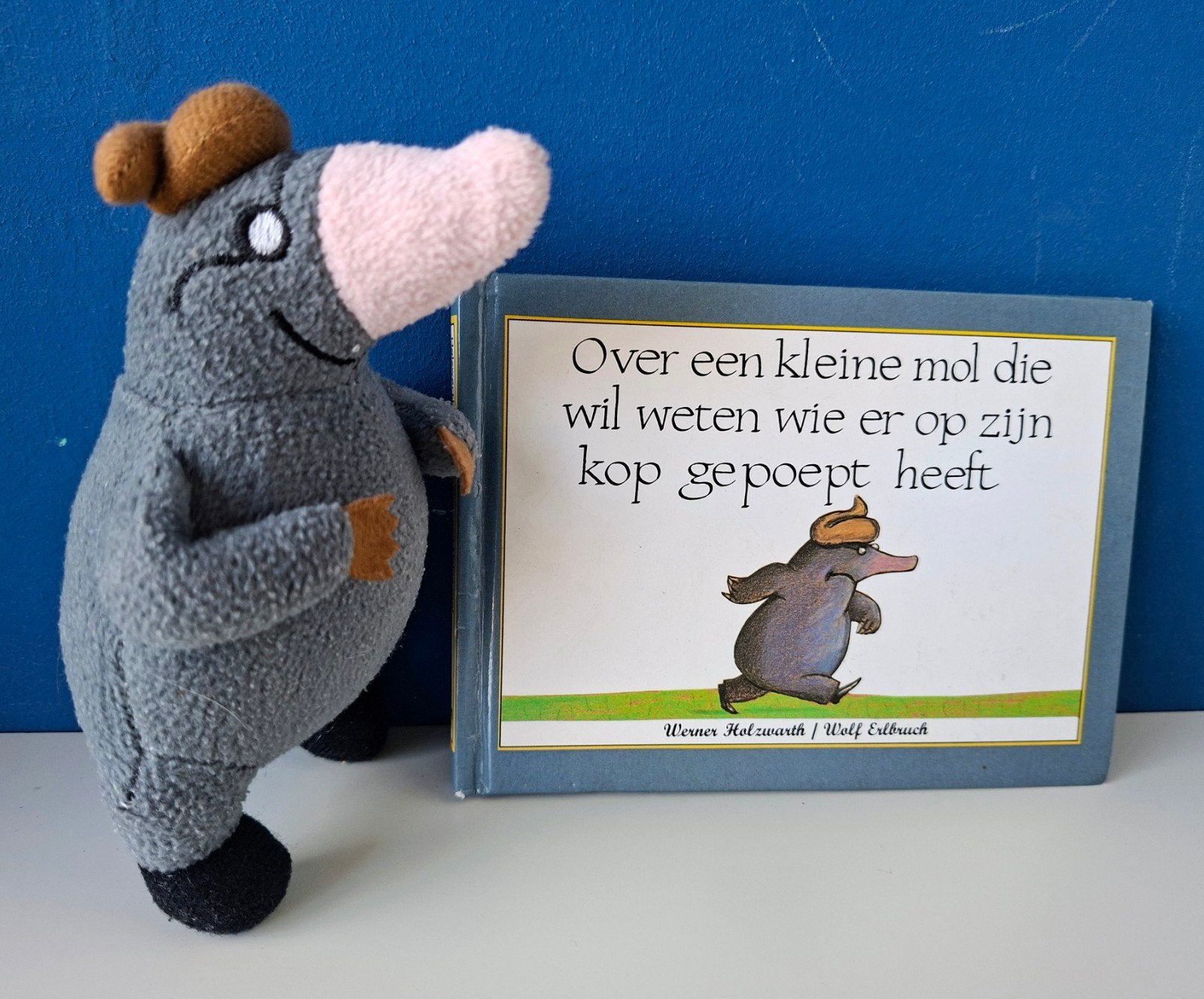 Over een kleine mol die wil weten.../Holzwarth & Erlbruch, Boeken, Ophalen of Verzenden, Gelezen, Fictie algemeen