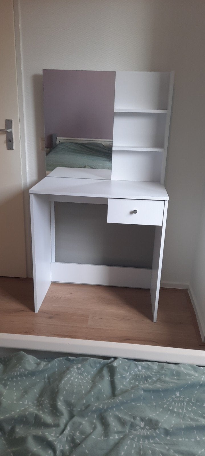 wit bureau/ kaptafel, Ophalen, Zo goed als nieuw, 50 tot 100 cm, Minder dan 100 cm