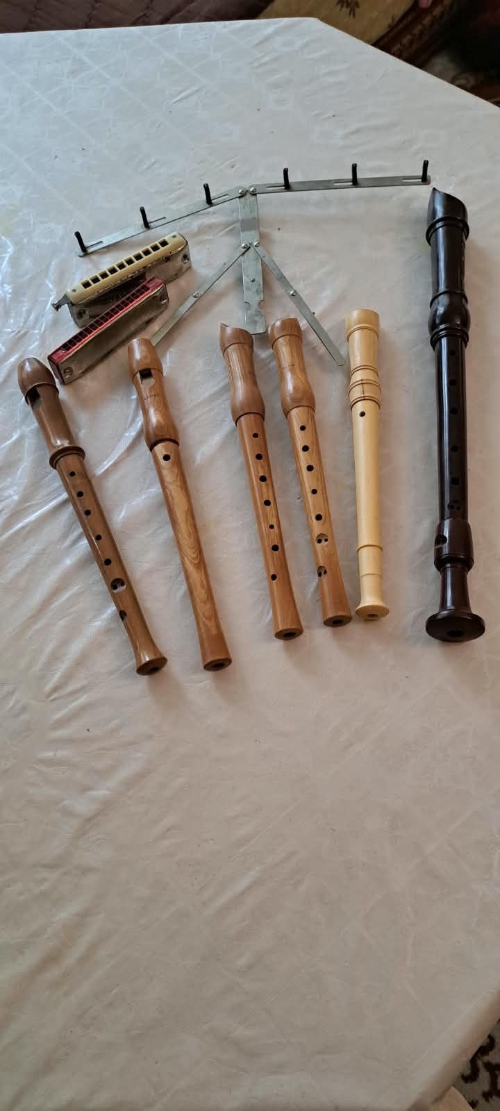 Set van diverse blokfluiten en mondharmonica's, Ophalen of Verzenden, Gebruikt