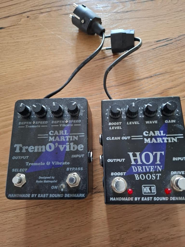 Carl martin trem o vibe / hot drivin boost, Muziek en Instrumenten, Effecten, Verzenden, Gebruikt, Overige typen