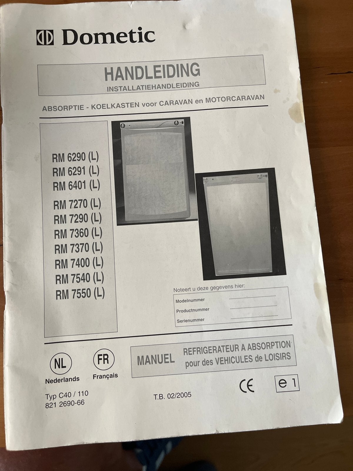 Dometic Koelkast Deursluiting met handleiding, Ophalen of Verzenden, Nieuw