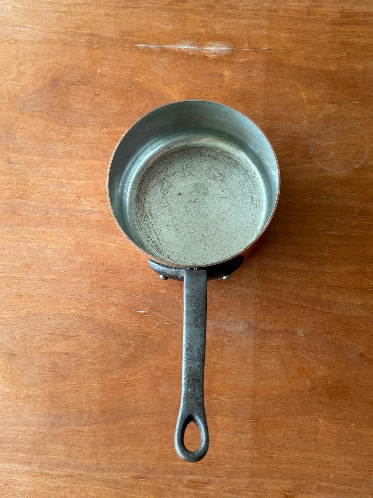 Gebruikte Koperen Pan 14cm, Ophalen, Koper