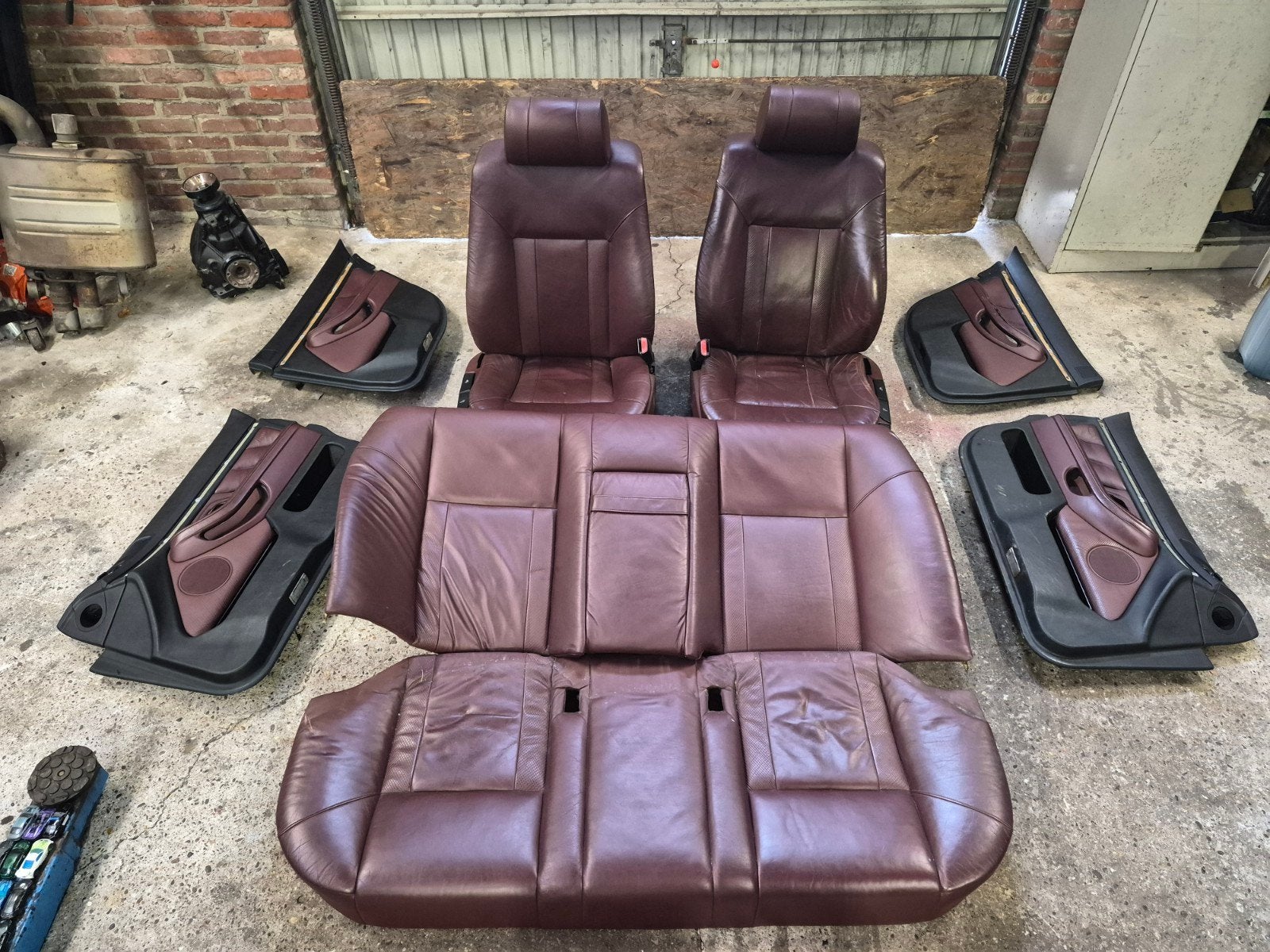 BMW E39 Sedan Interieur - Compleet Leder Bruin, Auto-onderdelen, Ophalen, Gebruikt, Bmw, BMW