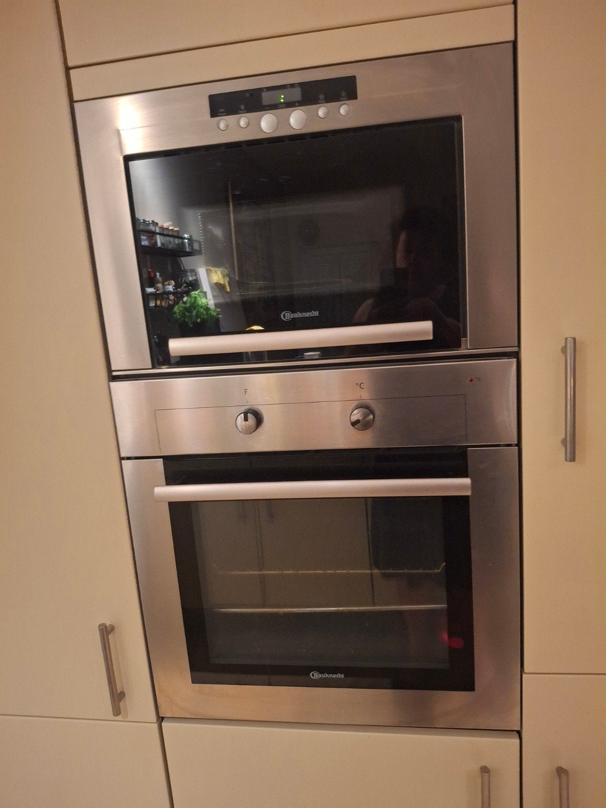 magnetron bauknecht en oven bauknecht, Ophalen, Gebruikt, Bauknecht, Minder dan 45 cm