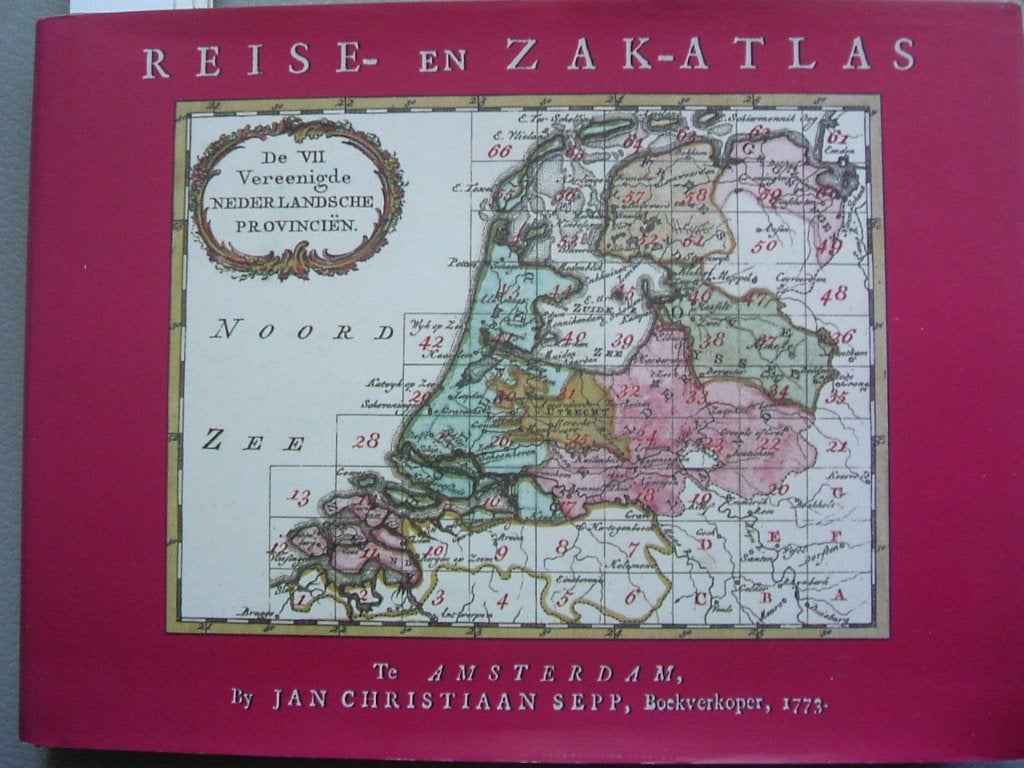 Nederlandsche reis- en zakatlas 1773., Jan Christiaan Sepp, Ophalen of Verzenden, 1800 tot 2000, Nederland