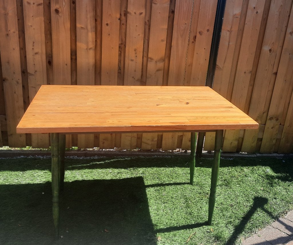 Hand gemaakte vintage Bartafel- makkelijke te demonteren, Ophalen, Gebruikt
