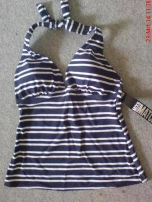 Tankini-top (donkerblauw) maat 38  - nieuw, Ophalen of Verzenden, Nieuw, Blauw, Zwembroek of Short