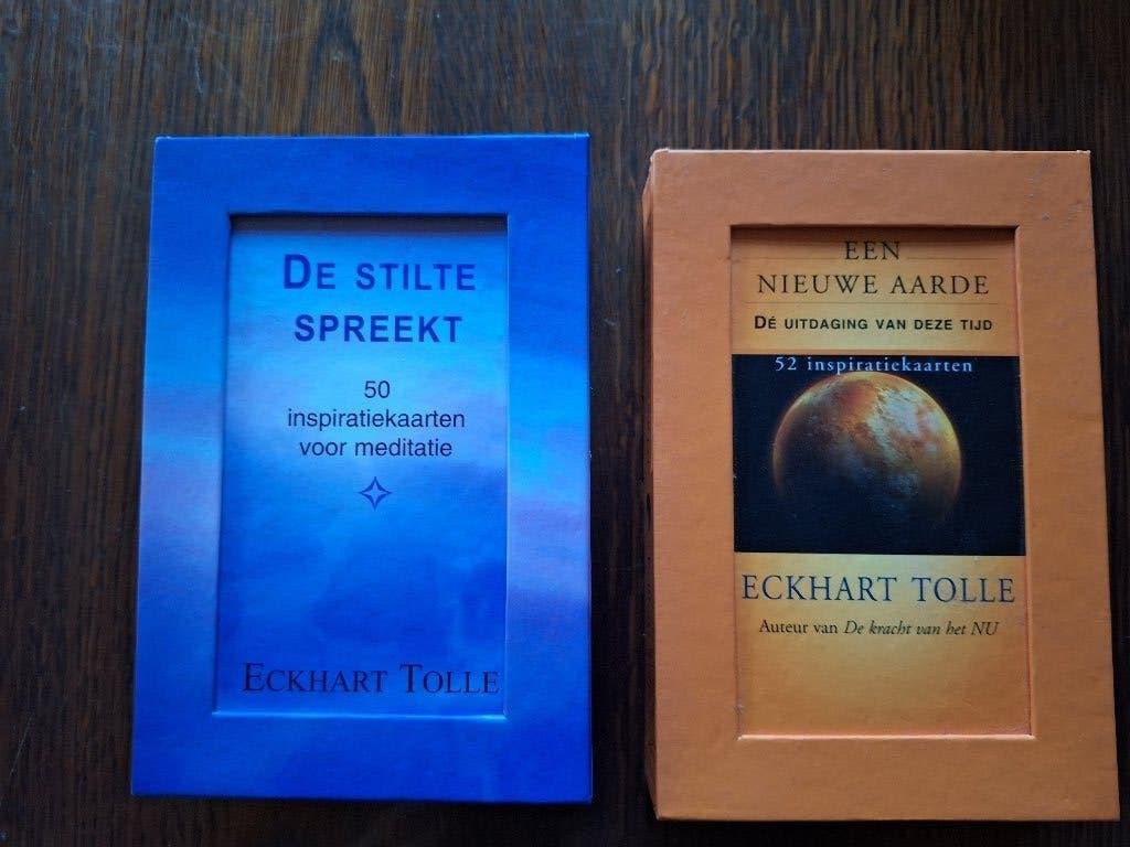 Een nieuwe aarde & De stilte spreekt inspiratiekaarten, Ophalen of Verzenden, Zo goed als nieuw, Spiritualiteit algemeen, Overige typen
