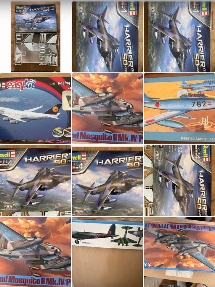 Diverse modelbouw vliegtuigen - Revell, Roden, Valom, Tamiya, 1:144 tot 1:200, Revell, Ophalen of Verzenden, Zo goed als nieuw