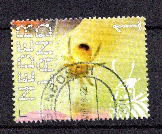 gestempelde zegel. Jaar 2018: beleef de natuur, Ophalen of Verzenden, Na 1940, Gestempeld