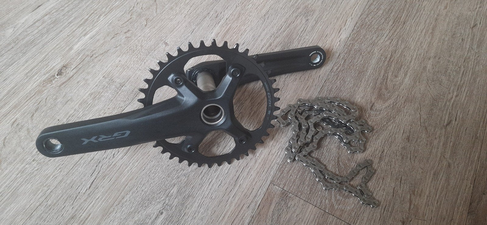 Nieuw gravel crankstel grx600 rx610 12 speed 40T + ketting, Fietsen en Brommers, Fietsonderdelen, Ophalen of Verzenden