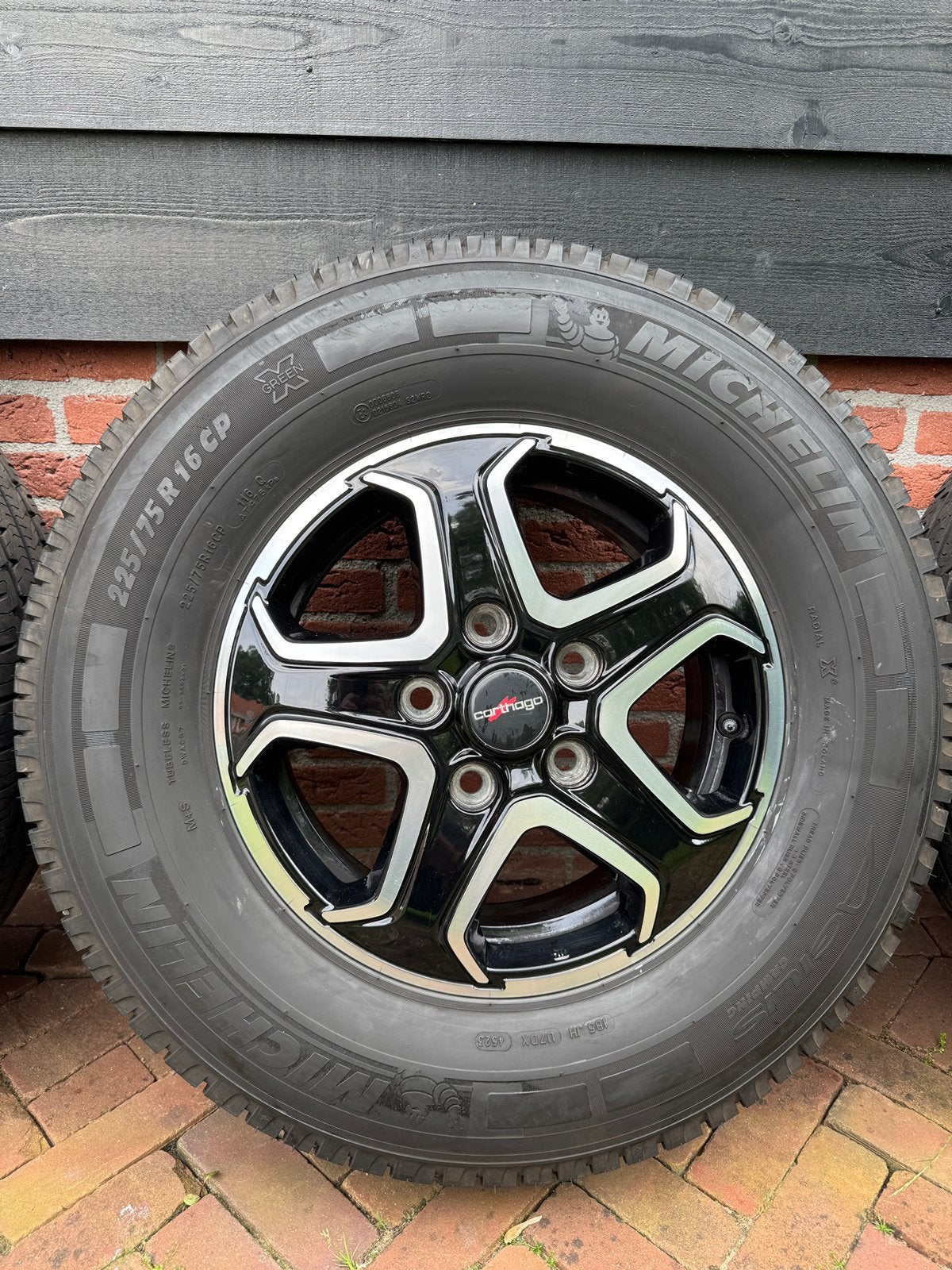 Lichtmetaal originele wielen, zgan met Michelin., Ophalen, 16 inch, Banden en Velgen, All Season