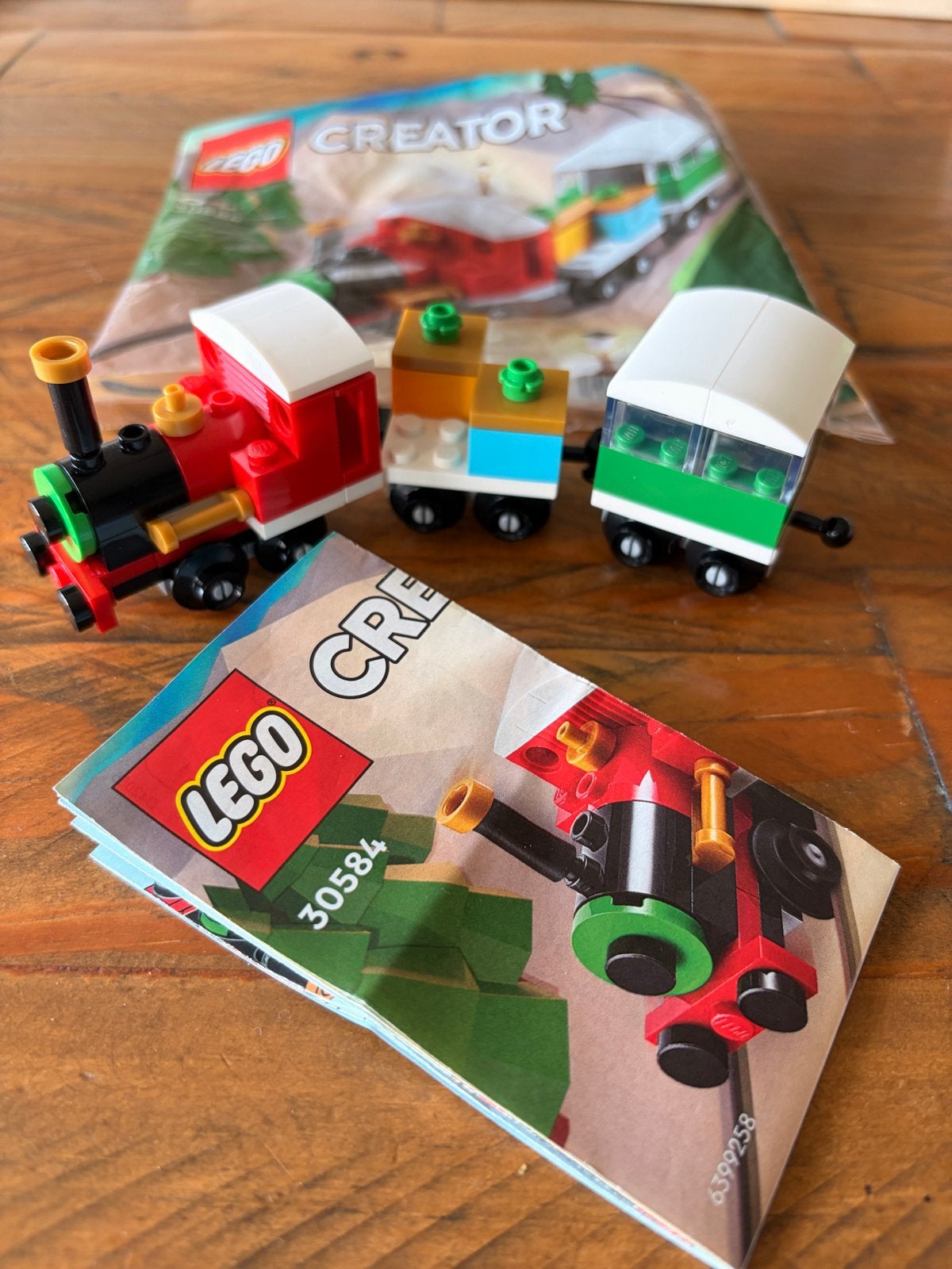 Lego 30584 Creator Trein - Complete set met instructies, Lego, Ophalen of Verzenden, Zo goed als nieuw, Compleet