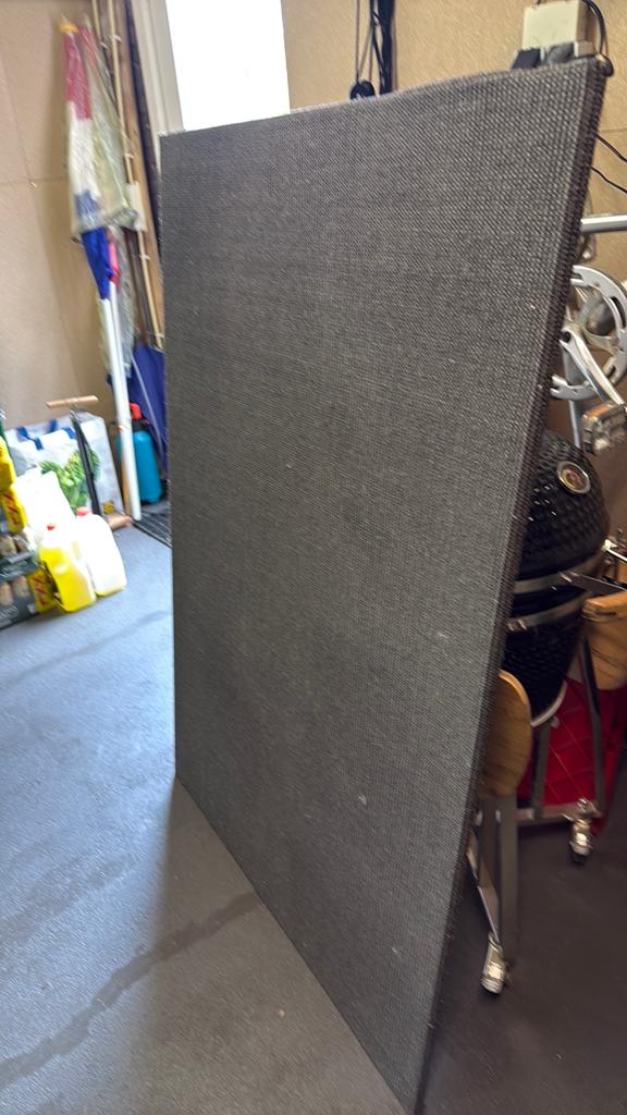 Plaat hout bekleed, Ophalen, Gebruikt, 100 tot 150 cm, Zwart