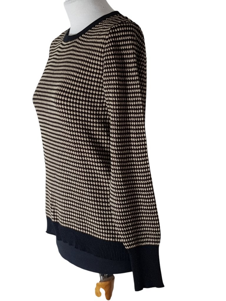 Prachtige ZARA knit trui beige/zwart/rood maat XL. NIEUW!, Verzenden, Maat 46/48 (XL) of groter, Nieuw, Zara