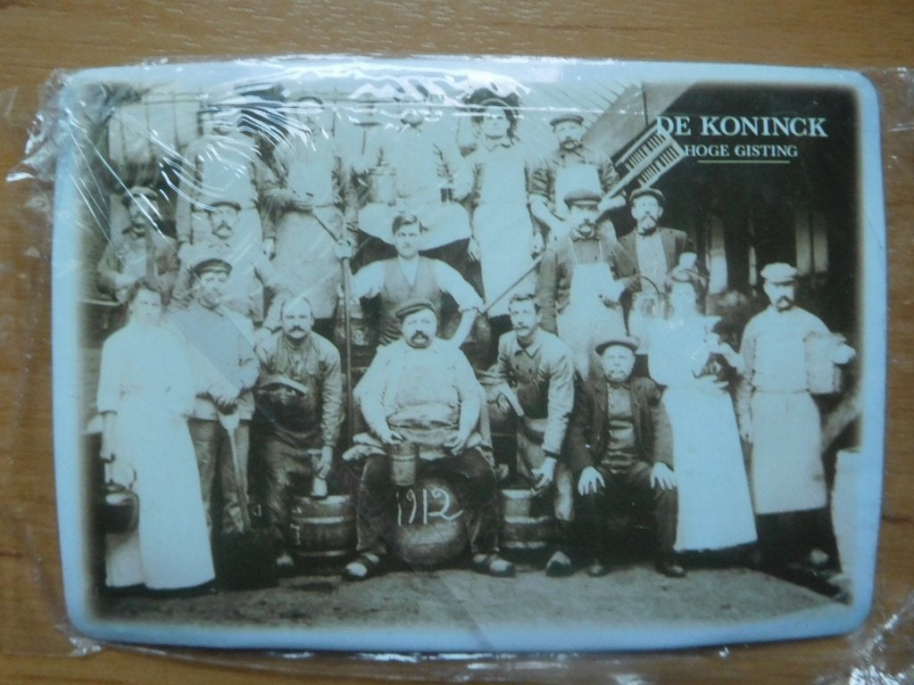 blikken onderzetter de koninck bier ( nieuw in folie), Verzamelen, Verzenden, Nieuw, Reclamebord, Plaat of Schild, Overige merken