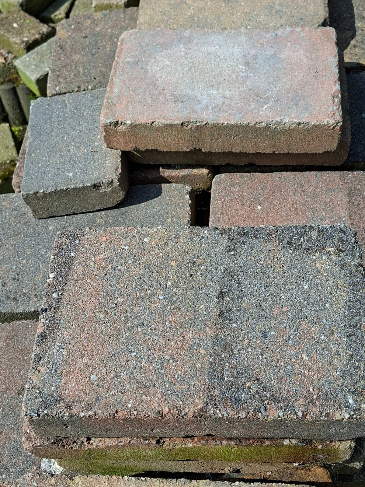 Gebruikte terrastegels, klinkers, betontegels, Ophalen, Gebruikt, 10 m² of meer, Beton