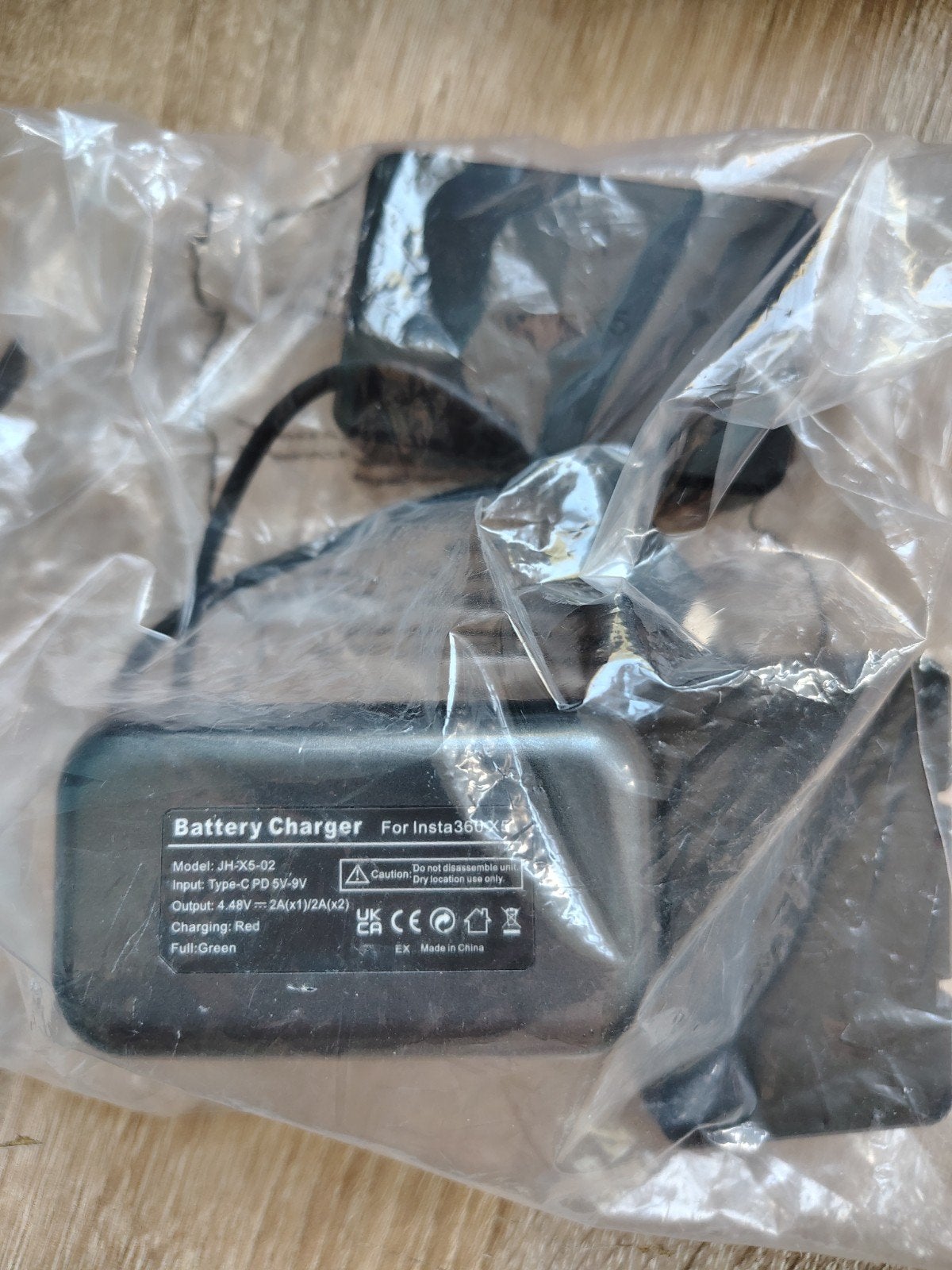 Batterijlader voor Insta360 X3 - Model JH-X6-02, Nieuw, Overige merken, Oplader, Geschikt voor twee batterijen