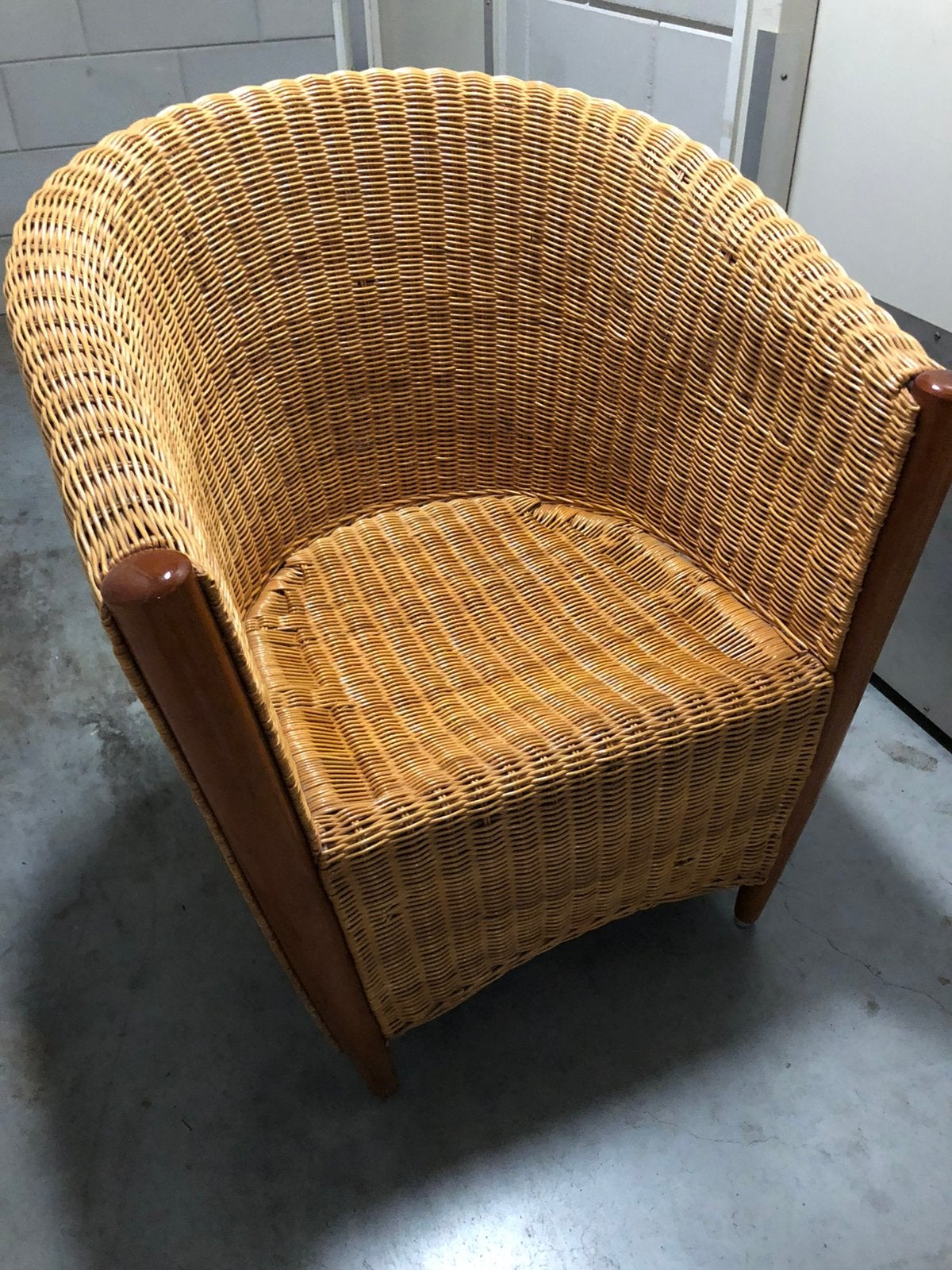 Rotan Stoel, Ophalen, Bruin, Riet of Rotan, Zo goed als nieuw