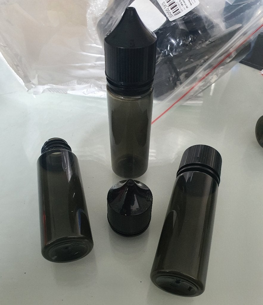 Vloeistofflesjes zwart 10 stuks, Ophalen of Verzenden, Nieuw